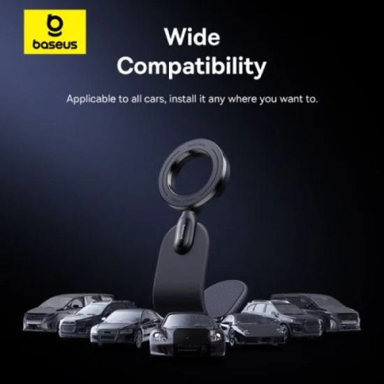 Primetrip Series C02 Go Magnetic Car Phone Mount (Stick-On Type) - Black